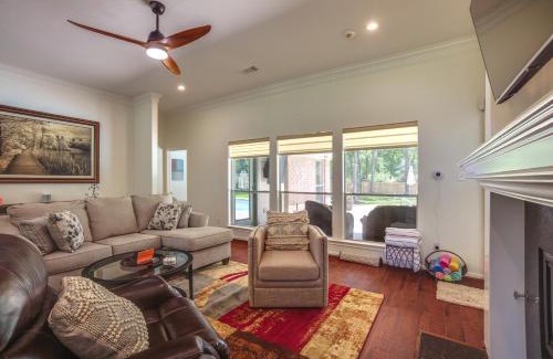 Montgomery House | Montgomery Home with Yard, Pool and Hot Tub!