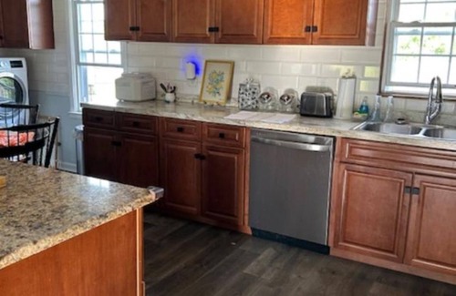 Lancaster House | Monthly furnished house, fenced pet friendly, 2 bedroom 1 bath, garage w/remote