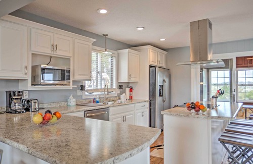 Mill Springs House | Monticello Home w/Multi-Level Deck on 2 Acres!