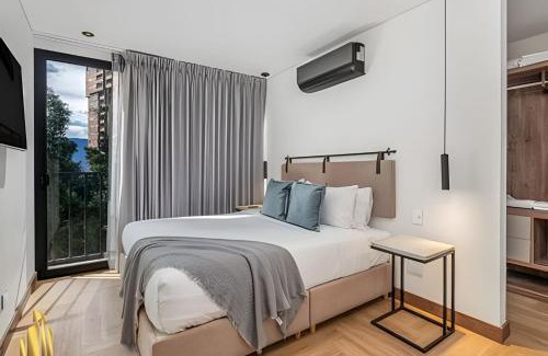La Florida Apartment | Morph 502 - Luminoso y espacioso, Poblado/BBQ/AC