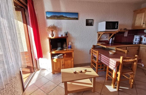 Saint-Michel-de-Chaillol Apartment | Mountain Studio for 4 with Balcony in Saint-Michel-de-Chaillol