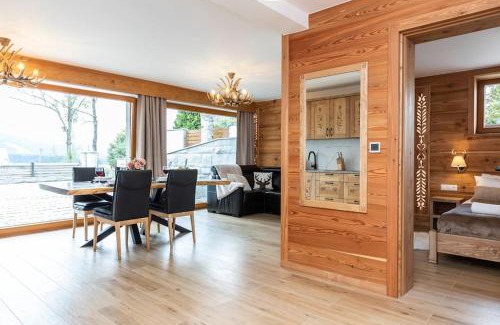 Koscielisko Apartment | MOUNTAIN BASE - Apartament Diamentowe Tarasy 1 z wanną z hydromasażem