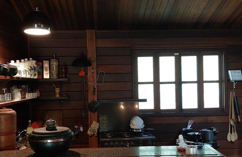 Campos do Jordao Ski Chalet | Mountain house with magnificent outdoor area and two wooden chalets