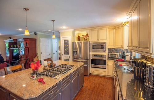 Crumpler House | Mountain Magic - Hot Tub + Fire Pit & Covered Pavilion Right On the River!