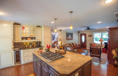 Crumpler House | Mountain Magic - Hot Tub + Fire Pit & Covered Pavilion Right On the River!