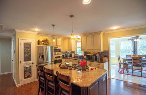 Crumpler House | Mountain Magic - Hot Tub + Fire Pit & Covered Pavilion Right On the River!