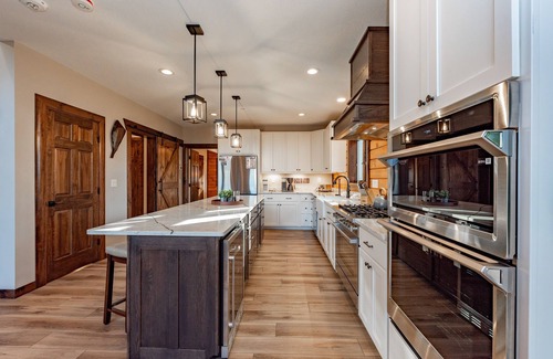 McHenry House | Mountain-Top Escape w/Hot Tub, Views & Theater