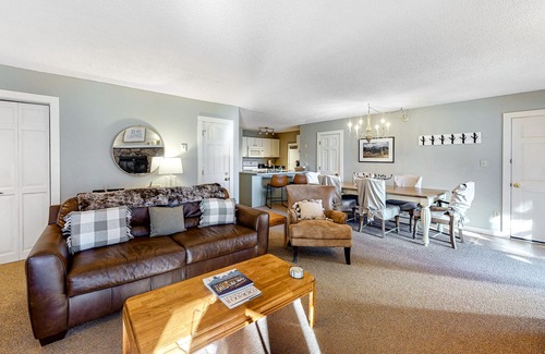 Crested Butte Condo | Mountain-view condo with private deck, fireplace & hot tub