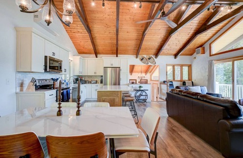 Jackson Cabin | Mountain View Modern Chalet w/Fire Pit & AC