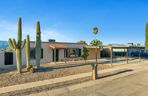 Tucson House | Mountain views! Big private yard with pool - heat optional with fee & spa