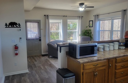 Rosman Apartment | Mountaintop suite, mountain views, one level, King bed, pet friendly, accessible
