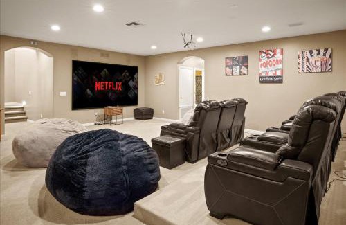 Rovey Farm Estates House | Movie Theater Pool Arcade Fire Pit
