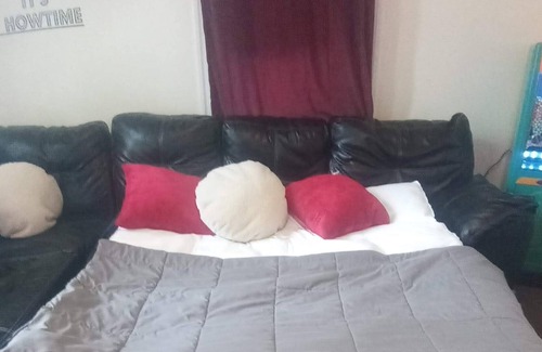 Belleville Apartment | Movie theater theme lodge, duplex 20 minutes from STL and Scott air Force Base