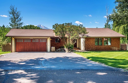 Carbondale House | Mtn Home on Pond w/Mt. Sopris Views, outdoor spaces, BBQ, 25 Mi. to Aspen
