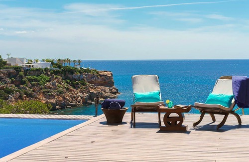 Cala Comte Villa | My Rental Homes - Villa Francisca with pool and outdoor veranda with sea views