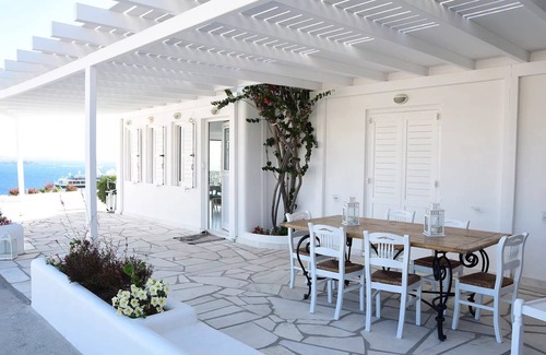 Agios Stefanos Villa | My rental Homes - The Pool Rose Villa with private pool sea view