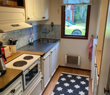 Lockna House | Mysig stuga med kamin och gratis båt