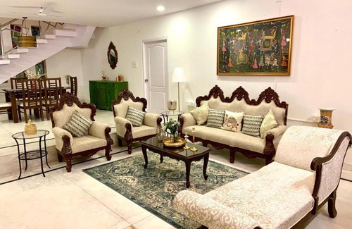 Hyderabad Villa | Mystic Woods The villa and lounge