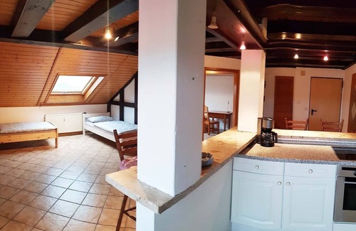 Petersaurach Apartment | Nü01 2 Zimmer Penthouse Wohnung in Langenloh bei Nürnberg 1 Schlafzimmer Max. 4 Personen