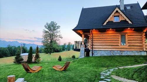Bialy Dunajec Ski Chalet | NA SKRAJU LASU domki z balią, jacuzzi