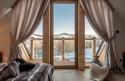 Bialy Dunajec Ski Chalet | NA SKRAJU LASU domki z balią, jacuzzi