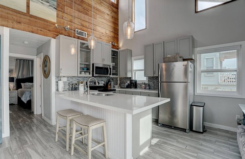 Galveston House | Namaste Here is ready for you to experience relaxing views & sounds of the Gulf.