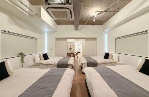 Hiroshima City Centre Apartment | NaouBLD - Central Hatchobori 2 Bedroom Apartment for 10 Guests