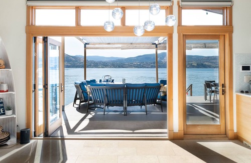 Okanagan-Similkameen House | Naramata lakefront beach house with a private pier!