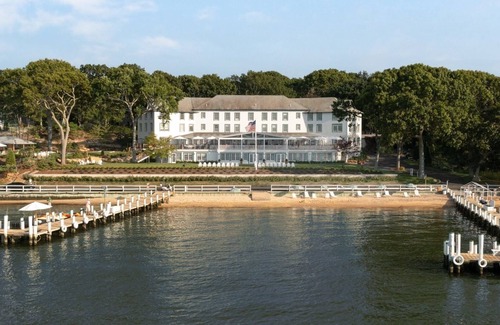 Shelter Island Heights House | Nature-Focused Retreat with Heated Pool, Beach Access & Water Sports