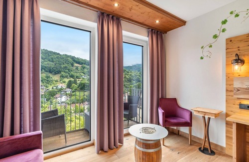 Buehlertal Apartment | Nature Room 'Weinliebe' with Balcony, Wi-Fi and Air Conditioning