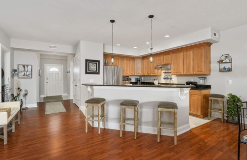 Chincoteague Condo | Nauti Girl - Sunset Bay Villa 310 - Waterfront, Pool, Boat Slip, Dog Friendly!