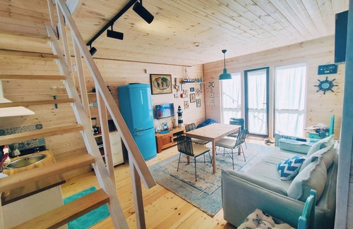 Ureki House | Navy House in the Park near Magnetic Sand Beach in Ureki, Georgia