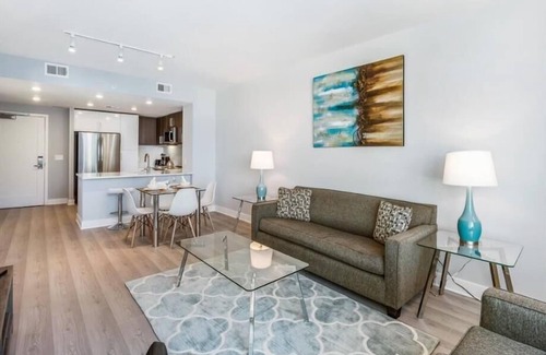 Woodmont Triangle Apartment | Near Chevy Chase | Kitchen w/USB Charging | Take Metro to DC | by GLS