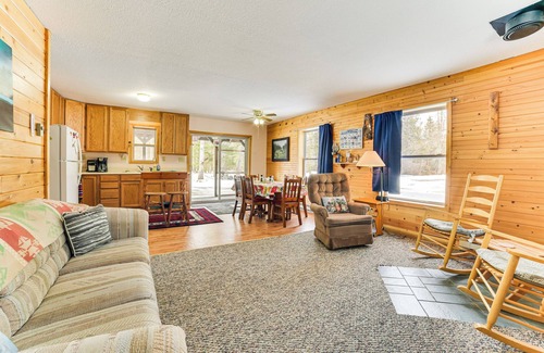 Detour Township Cabin | Near Lake Huron: Secluded Goetzville Cabin w/Deck