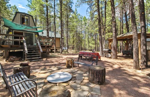 Heber House | Near Trails Forest Lake Retreat with Backyard Oasis