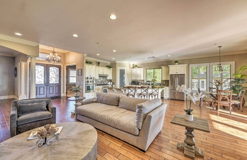 Hood House | Near Wineries: Elk Grove Getaway w/Saltwater Pool