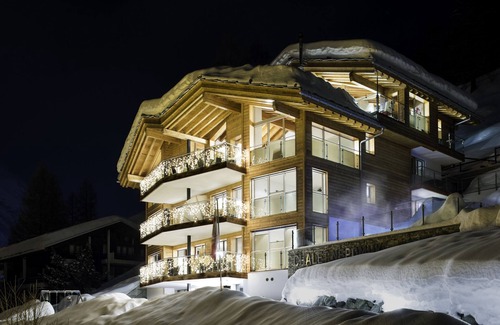 Zermatt Ski Chalet | Nepomuk: Luxury 5 Star Chalet includes 3 apartments with heated outdoor-pool