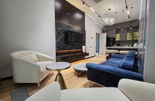 Tashkent Apartment | NestOne double bedroom luxury