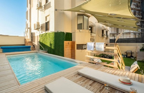Netanya Apartment | Netanya Beach & Pool Elegant Studio