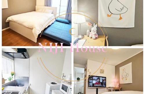 Okubo Apartment | New!편의점10초#신주쿠2분#신오쿠보역5분#12평#최대3명#부엌침실#나리타공항50분#러블리아파트#고급매트리스