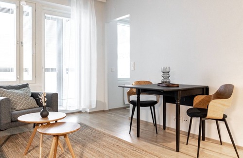 Tampere Apartment | New 1BR with balcony and lake view