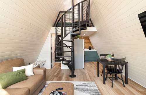 Pecan Acres Cabin | New A Frame Near Hiking - Hot Tub & Cold Plunge