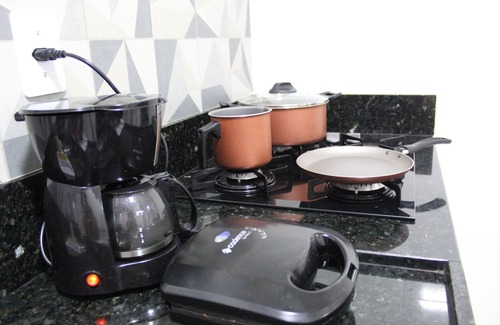 Guarapari Apartment | New and cozy ap, 90m from Morro Beach, with Wi-Fi
