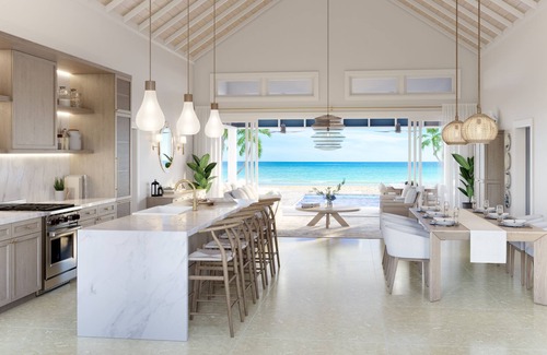 Great Exuma Villa | NEW BluWakes Luxury 10 Bedroom, Beachfront, Pool, Family, Grou