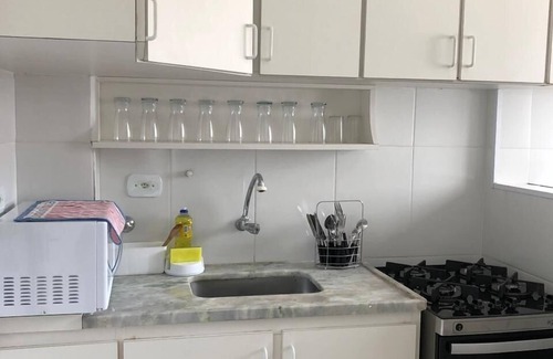Jardim Centenario Apartment | New apartment, Guaruja, Cove. Cond. Closed with pool for 6 people.