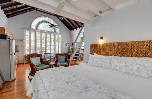 Historic Seaport Apartment | New Coastal Rose - Bright Loft with High Ceilings