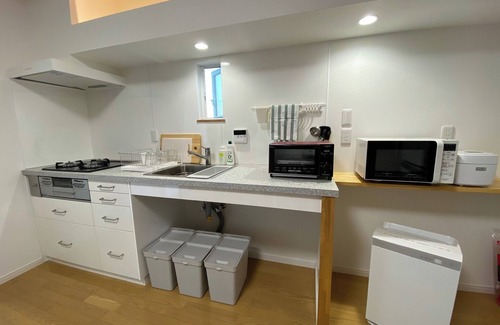 Shirahama Apartment | New construction Allweather barbecue terrace v/Shimoda Shizuoka