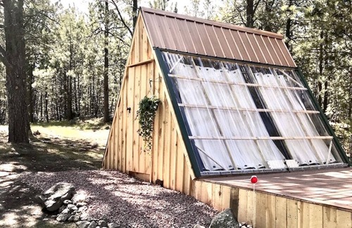 Custer Cabin | NEW! Glamping A-Frames, Stargazer 3 at Dakota Dream