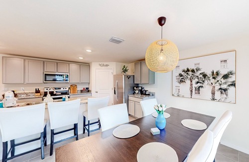 Spring Hill House | New home with large yard, covered patio, grill, central AC, & W/D