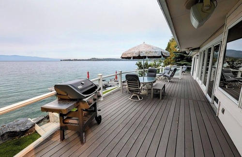 Bigfork House | New Listing! Lake Front Retreat on Flathead